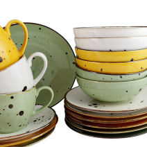 KOLOROWA ZASTAWA STOŁOWA