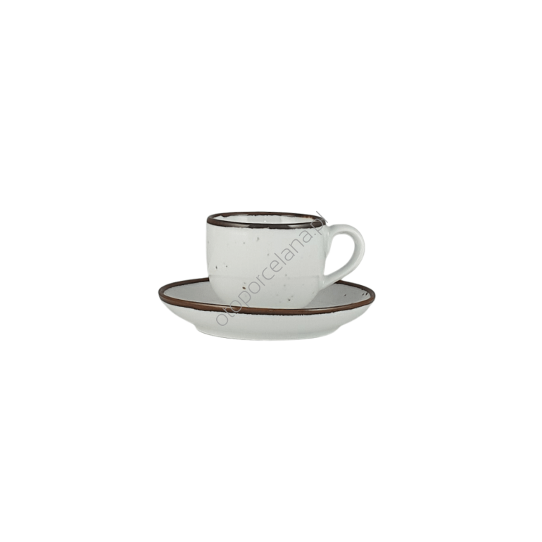 RUSTIC SNOW FILIŻANKA ESPRESSO ZE SPODKIEM 0,10 l - Alumina Bogucice