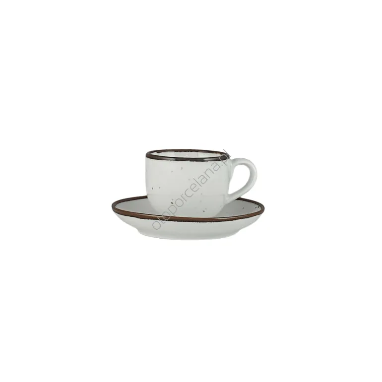 RUSTIC SNOW FILIŻANKA ESPRESSO ZE SPODKIEM 0,10 l - Alumina Bogucice
