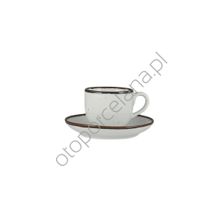 RUSTIC SNOW FILIŻANKA ESPRESSO ZE SPODKIEM 0,10 l - Alumina Bogucice