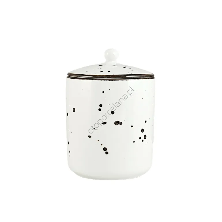 COTTAGE WHITE POJEMNIK Z POKRYWKĄ 16 x 12 CM cm - Alumina Bogucice