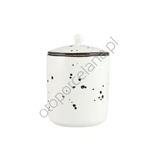 COTTAGE WHITE POJEMNIK Z POKRYWKĄ 16 x 12 CM cm - Alumina Bogucice