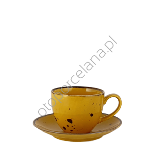 COTTAGE YELLOW FILIŻANKA ZE SPODKIEM 300 ml - Alumina Bogucice