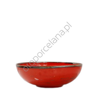 NOSTALGIA RED SALATERKA 16 cm -  Alumina Bogucice