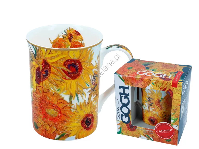 V. VAN GOGH kubek classic new, SŁONECZNIKI 350 ml