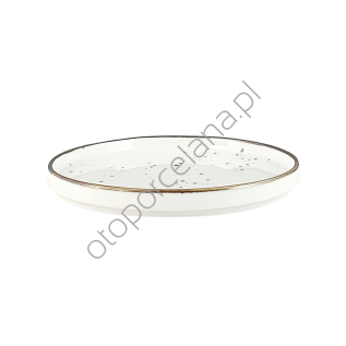 COTTAGE WHITE talerz deserowy  BASIC 22,5 cm - Alumina Bogucice