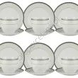 AGAWA PLATIN  zestaw do herbaty 6 osobowy/ 12 sztuk - 2