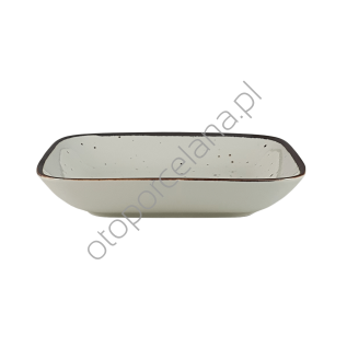 COTTAGE CREAM TALERZ GŁĘBOKI SQUARE - Alumina Bogucice