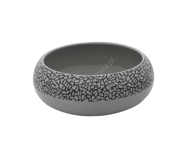 ZINA GREY NIGHT SALATERKA ORGANIC 16 cm - Alumina Bogucice