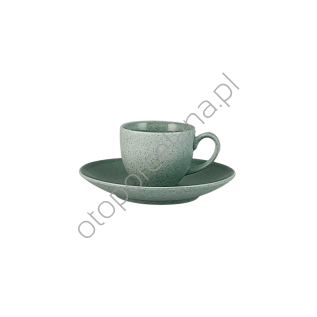 GRANITE MINT BLUE FILIŻANKA ZE SPODKIEM DO ESPRESSO 80 ml - Alumina Bogucice