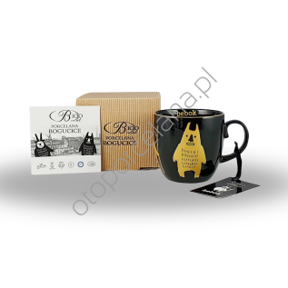 BEBOK GOLD czarny kubek AM153 SL51 amelia bis 500 ml