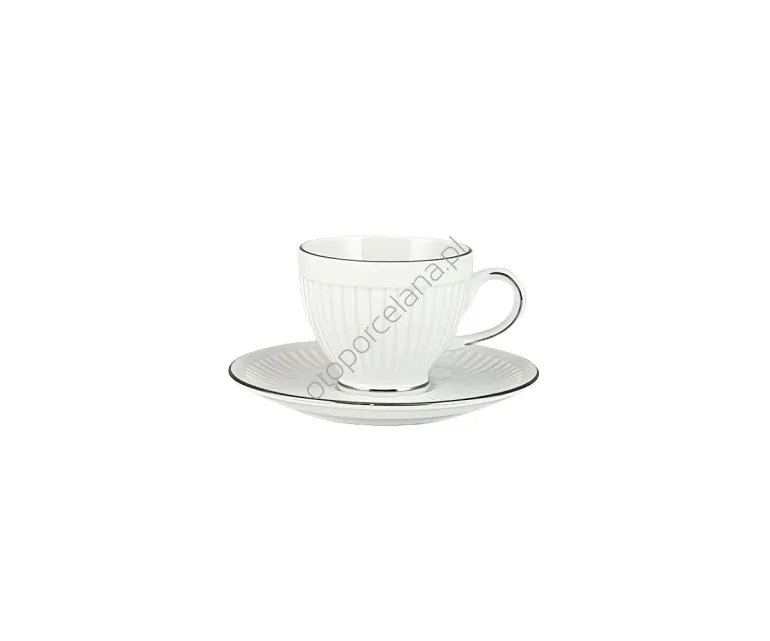 MINOS PLATIN filiżanka ze spodkiem AC162 100 ml