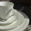 GINO CREAM GOLD zestaw obiadowy dla 6 os. 36 części z filiżanką - 5