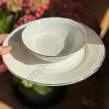 GINO CREAM GOLD zestaw obiadowy dla 6 os. 36 części z filiżanką - 5