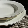 GINO CREAM GOLD zestaw obiadowy dla 6 os. 36 części z filiżanką - 9