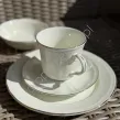 GINO CREAM GOLD zestaw obiadowy dla 6 os. 36 części z filiżanką - 10
