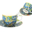 V. VAN GOGH filiżanka espresso ze spodkiem, IRYSY 80 ml - 2
