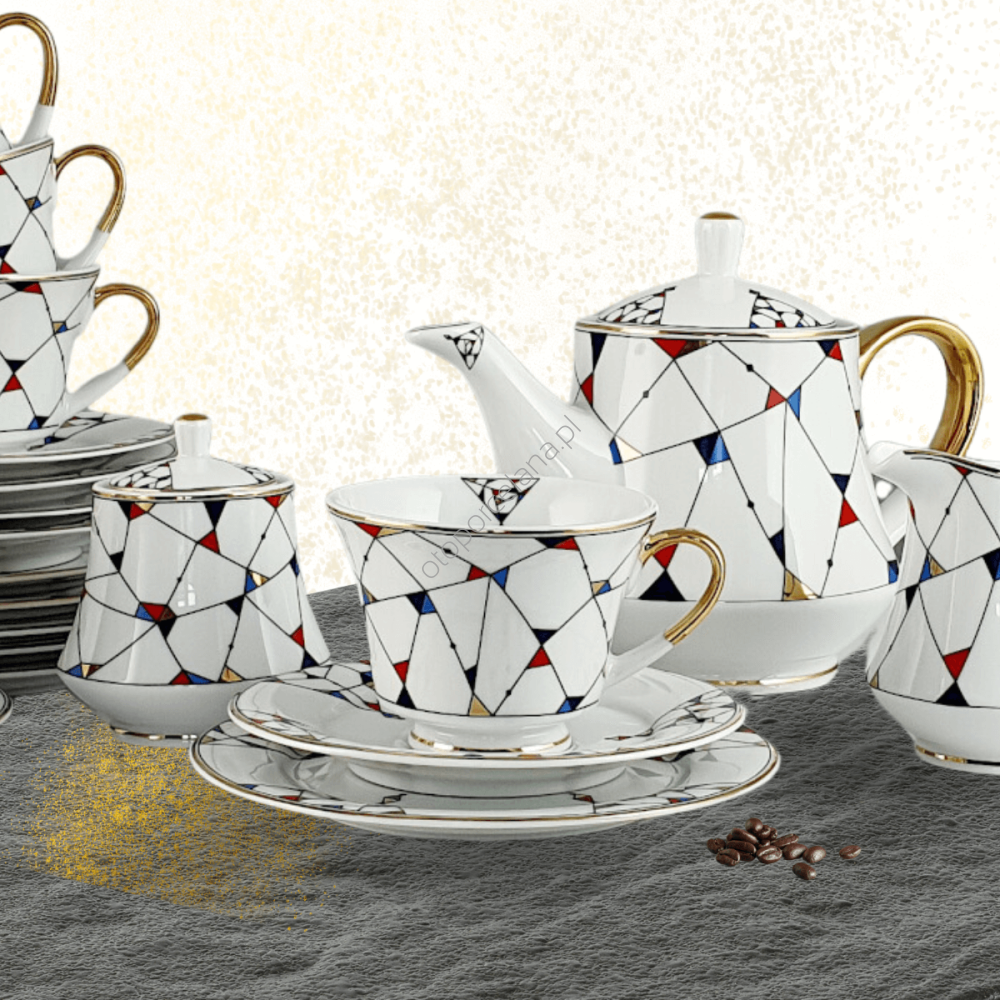 ARLEKIN serwis do herbaty 6/15 el. AP103