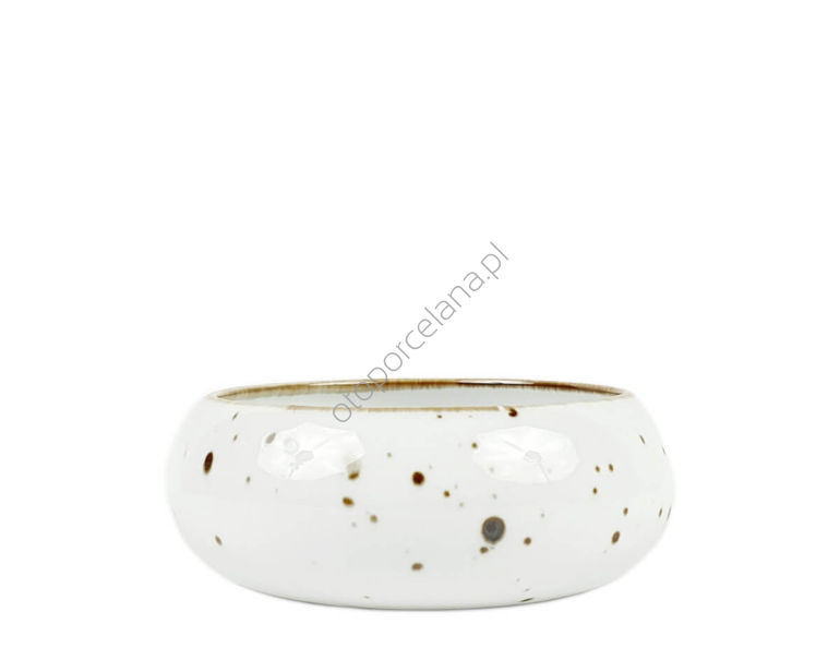 COTTAGE WHITE SALATERKA ORGANIC 13 cm - Alumina Bogucice