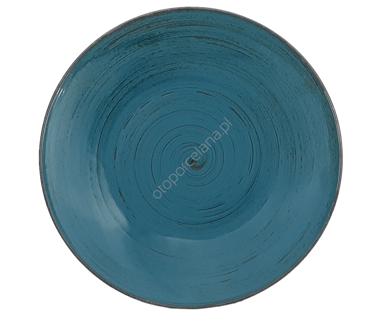 NOSTALGIA LAZUR TALERZ PŁYTKI 27,5 cm - Alumina Bogucice