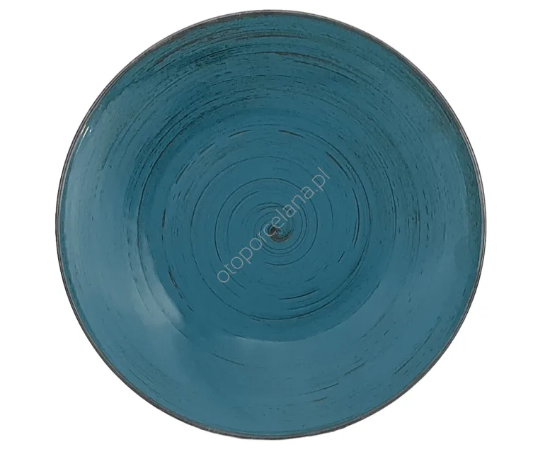 NOSTALGIA LAZUR TALERZ PŁYTKI 27,5 cm - Alumina Bogucice