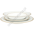 KELLY GOLD komplet talerzy 6/18 - 2