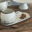COTTAGE CREAM zestaw śniadaniowy 2 x KUBEK SL46 + tacka - Alumina Bogucice - 4