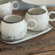 COTTAGE CREAM zestaw śniadaniowy 2 x KUBEK SL46 + tacka - Alumina Bogucice - 5