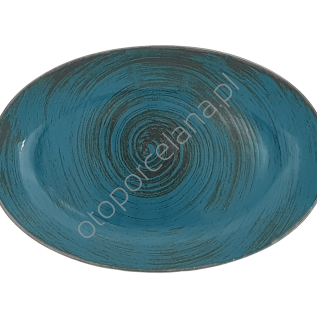 NOSTALGIA LAZUR PÓŁMISEK OWALNY 31 cm - Alumina Bogucice