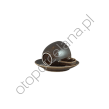 LOFT DARK FILIŻANKA ZE SPODKIEM 300 ml - Alumina Bogucice - 2