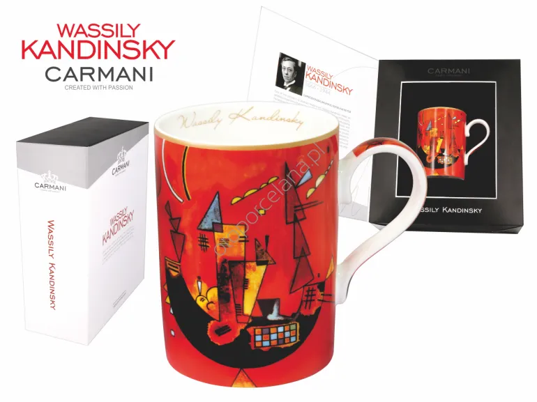 W. KANDINSKY kubek 400 ml, With and against /1929 r.