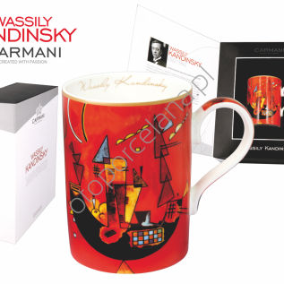 W. KANDINSKY kubek 400 ml, With and against /1929 r.