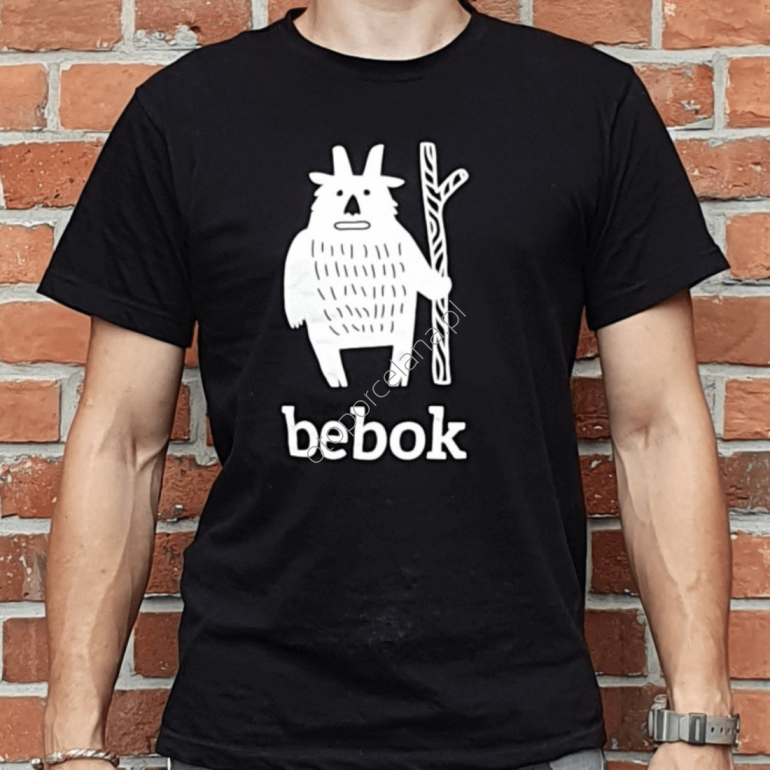 KOSZULKA BEBOK - czarna men XS