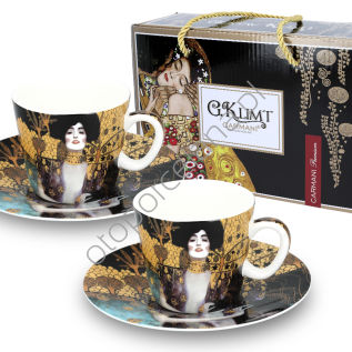 G. KLIMT zestaw 2 filiżanek do espresso, JUDYTA 100 ml