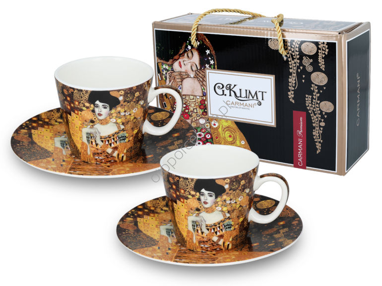 G. KLIMT zestaw 2 filiżanek do espresso, ADELA 100 ml