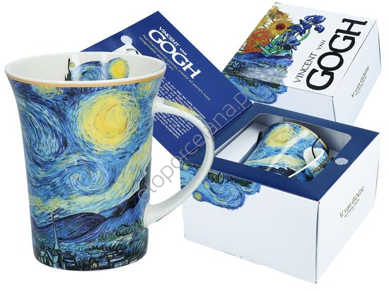 V. VAN GOGH kubek, GWIAŹDZISTA NOC 350 ml