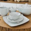 ELITE PLATIN serwis do herbaty 6 osobowy/ 15 sztuk. - 2