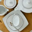 ELITE PLATIN serwis do herbaty 6 osobowy/ 15 sztuk. - 5