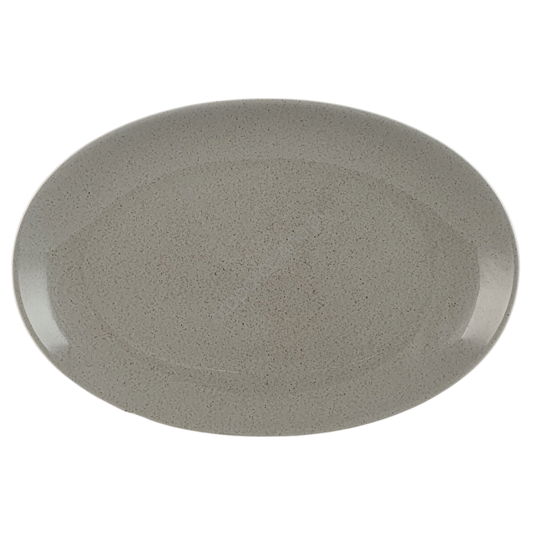 GRANITE SILVER GREY PÓŁMISEK OWALNY 31 cm - Alumina Bogucice