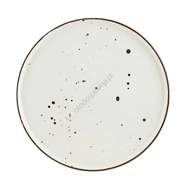 COTTAGE WHITE TALERZ PŁYTKI nordica 26 cm - Alumina Bogucice