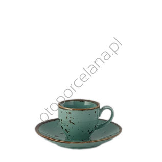 COTTAGE TIFFANY FILIŻANKA ZE SPODKIEM DO ESPRESSO 80 ml - Alumina Bogucice