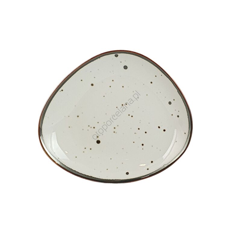 COTTAGE CREAM talerz deserowy 18,5 x 21,5 cm AQUA - Alumina Bogucice