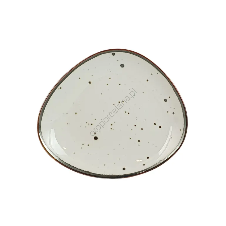 COTTAGE CREAM talerz deserowy 18,5 x 21,5 cm AQUA - Alumina Bogucice