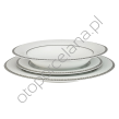 KELLY PLATIN komplet talerzy 6/18 - 2