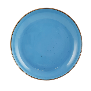RUSTIC BLUE TALERZ DESEROWY 22 cm - Alumina Bogucice