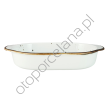COTTAGE WHITE półmisek owalny/ zapiekanka 34,5 x 20 - Alumina Bogucice - 2
