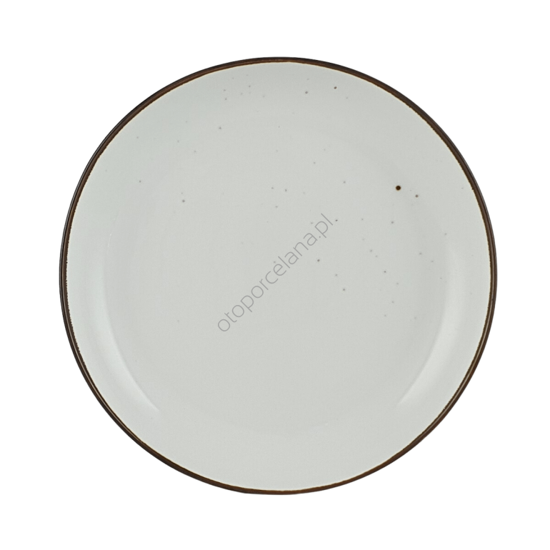 RUSTIC SNOW TALERZ DESEROWY 22 cm - Alumina Bogucice