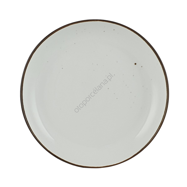 RUSTIC SNOW TALERZ DESEROWY 22 cm - Alumina Bogucice