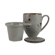 COTTAGE GREY KUBEK Z ZAPARZACZEM - Alumina Bogucice - 2
