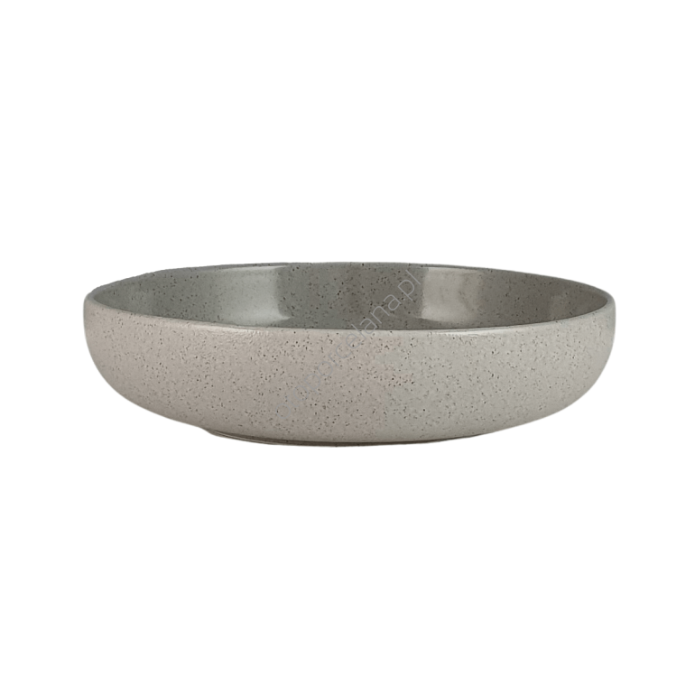 GRANITE SILVER GREY TALERZ GŁEBOKI NORDICA 21 cm - Alumina Bogucice